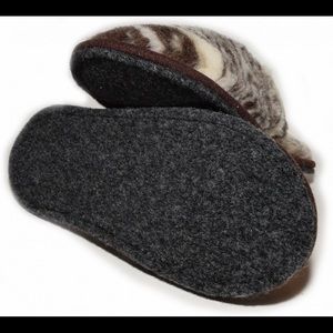 100% Wool Warm Breathable Memory Foam Slippers